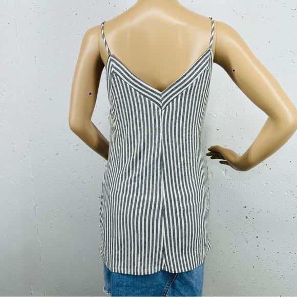 COA Clothing Of AhnJoongHee Clothing Women's Small Striped Ribbed Tank Top NEW - Picture 6 of 12